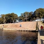 Finished seawall