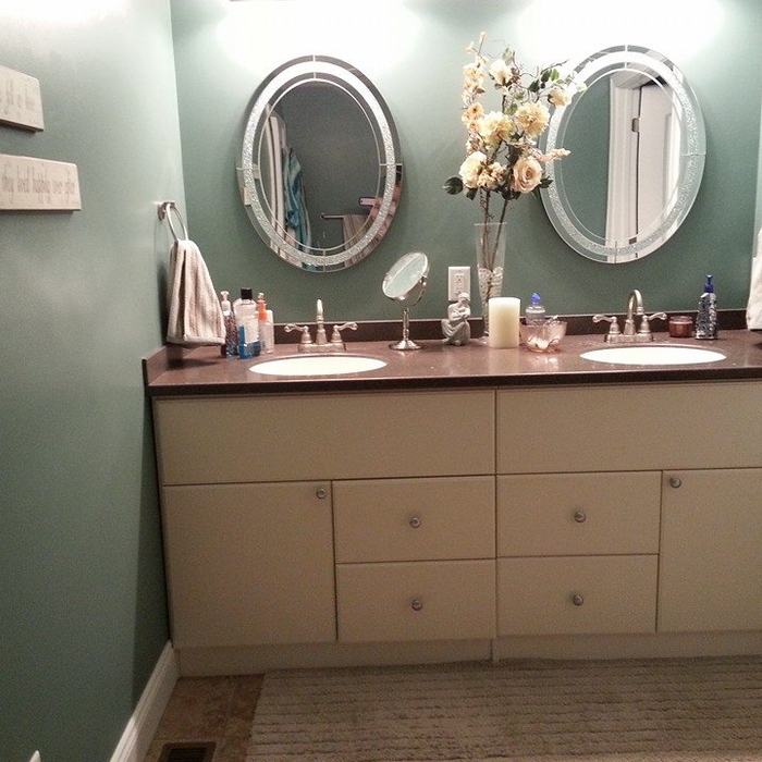 New construction bathroom