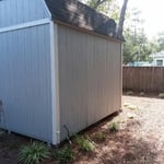 Install gutters on a shed
