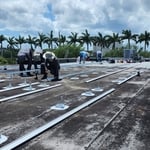 Installing the rails.