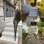 New Iron railings