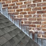 Chimney flashing repair