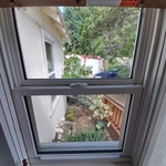 After photo of interior window