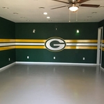 man cave after