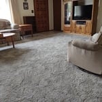 Living Room New Carpet Installation