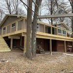 back of cabin