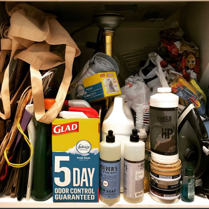 Under sink Before