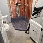 Second floor Shower pan