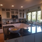 Kitchen, countertops, cupboards, appliances
