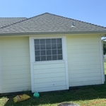 After I pressure washed