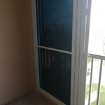 Sliding acrylic tinted panels