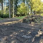 Organic materials piled up