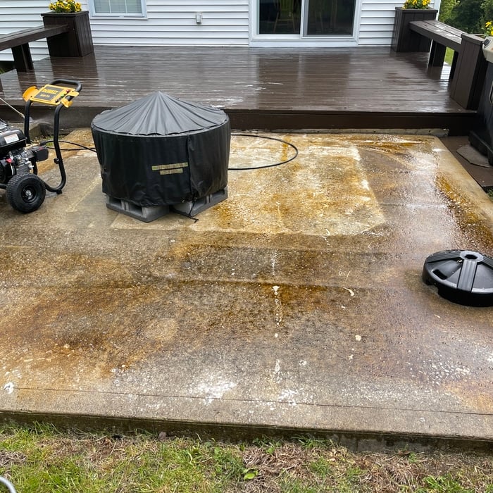 Dirt and grime lifted