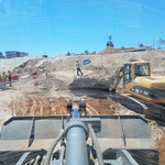 Shaping the land!