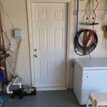 After - New Door in Garage