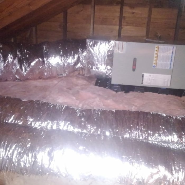 Installed a Unit in the Attic of a Home