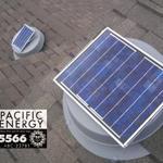 (2) 20W Solar Attic Fans