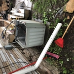 Proper condenser cleaning step 1