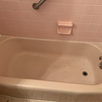 Clean and put cocking around tub