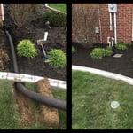 Downspout burry