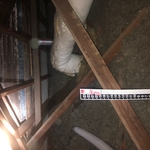 4 inches of 50 year old insulation (R-10)
