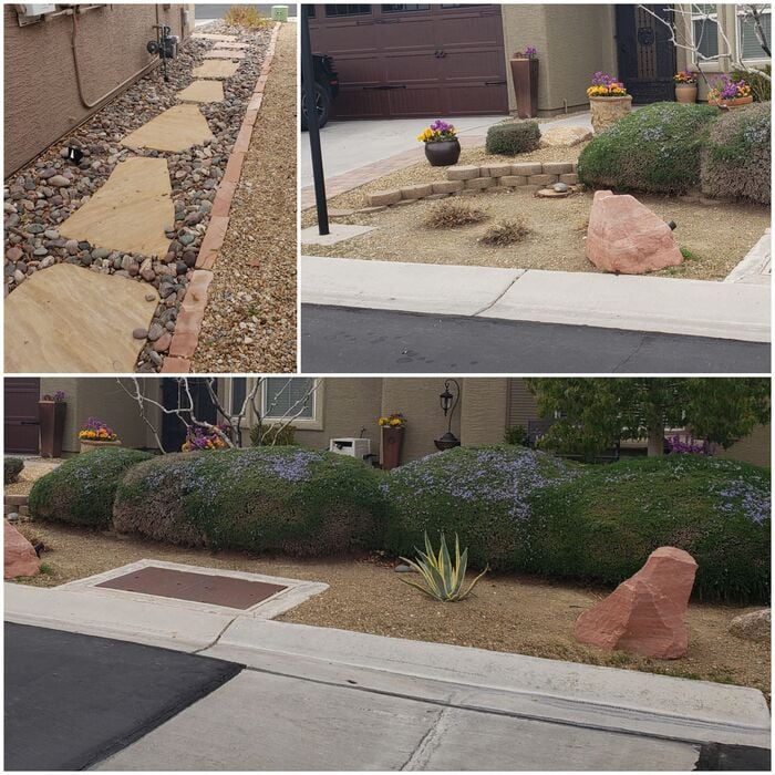 New Landscaping and Monthly Maintenance