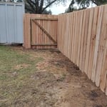 wood fence