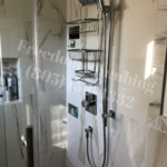 Custom shower valve with hand held slide bar