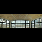 Chevron ceiling