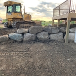 New Construction Boulder Wall