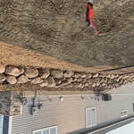 New Construction Boulder Wall