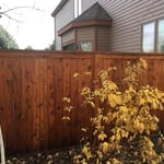 Fence sand & refinish