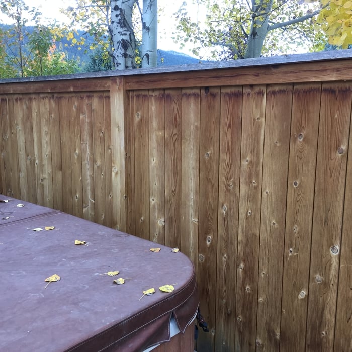 Fence sand & refinish