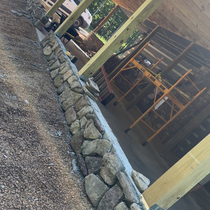 Outside kitchen