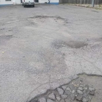 Before picture parking area