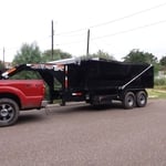 loaded up and headed to the dump