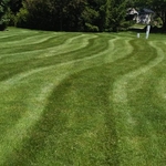 Mowing swirls