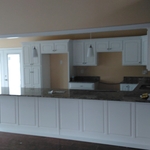 kitchen blue house