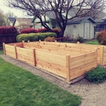 large planting boxes