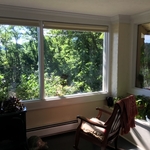 Inside view of the sunroom