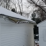 before tear down and new gutter system installatio