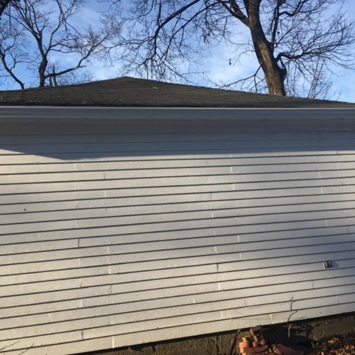 new gutter system installed