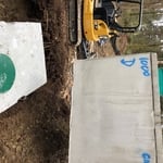 New septic tanks installation