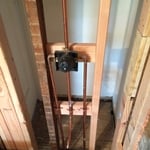 New tub/shower faucet