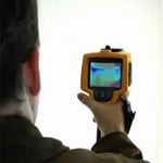 Infrared thermal image scanning