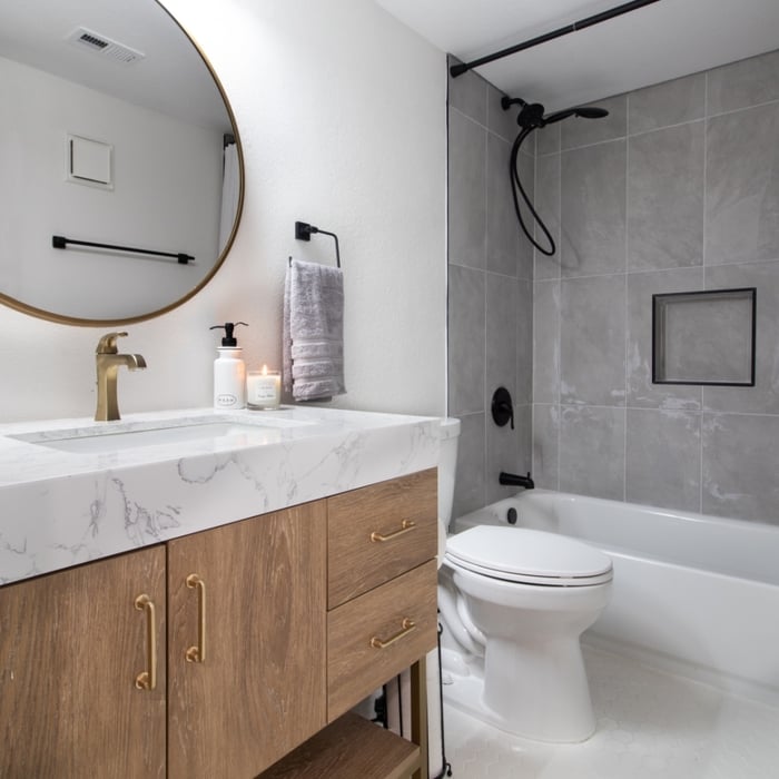 Guest bathroom remodeling