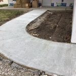 New sidewalk
