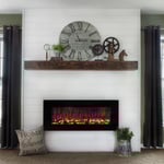 Custom Shiplap Fireplace Wall