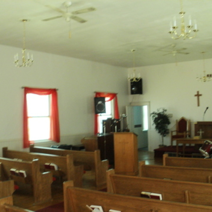 Church sanctuary painting