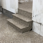 Stairs to parts room